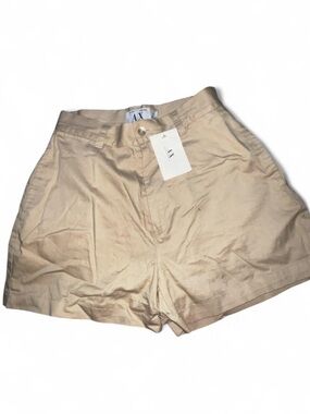 NWT A/X Armani Exchange Women's Khaki High-Waist Shorts size 6
